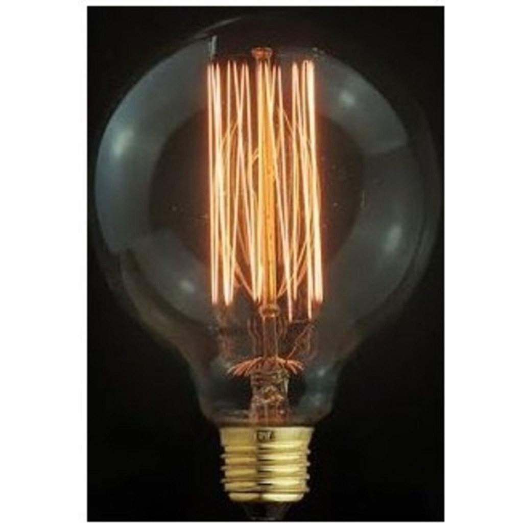 Edison Flamanlı Rustik G95 Ampul 40W - Amber Diğer Fiyatı