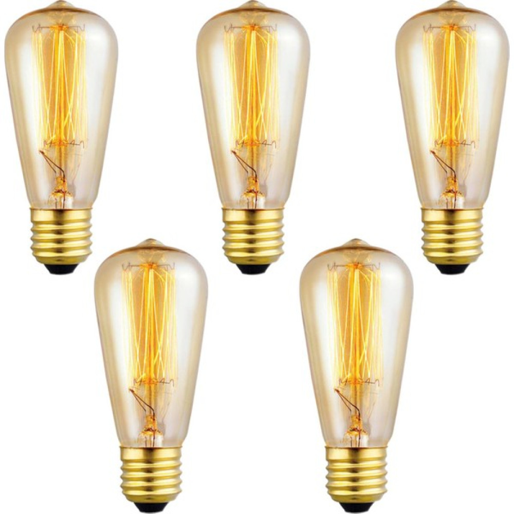 Edison Flemanlı Dekoratif Rustik Ampul 40 Watt E27 5 Adet Tasarruflu Ampul Fiyatı