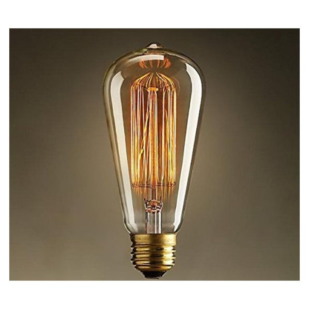 Edison Flemanlı Dekoratif Rustik Ampul St64 Model - Amber Tasarruflu Ampul Fiyatı