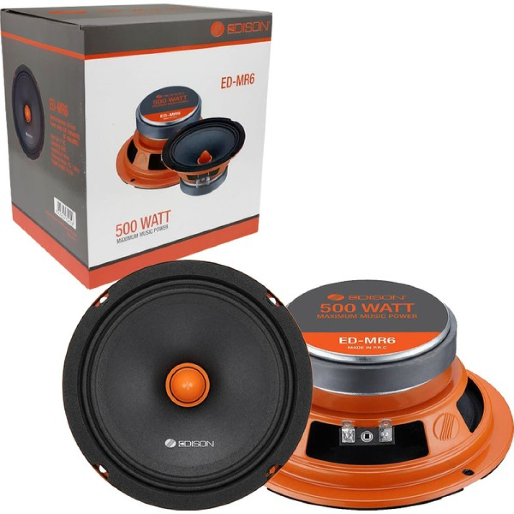 Edison Oto Mıdrange 16cm 500W 80W Rms Pro 2 Adet Edıson Ed-Mr6 Oto Hoparlörleri & SubWoofer Fiyatı