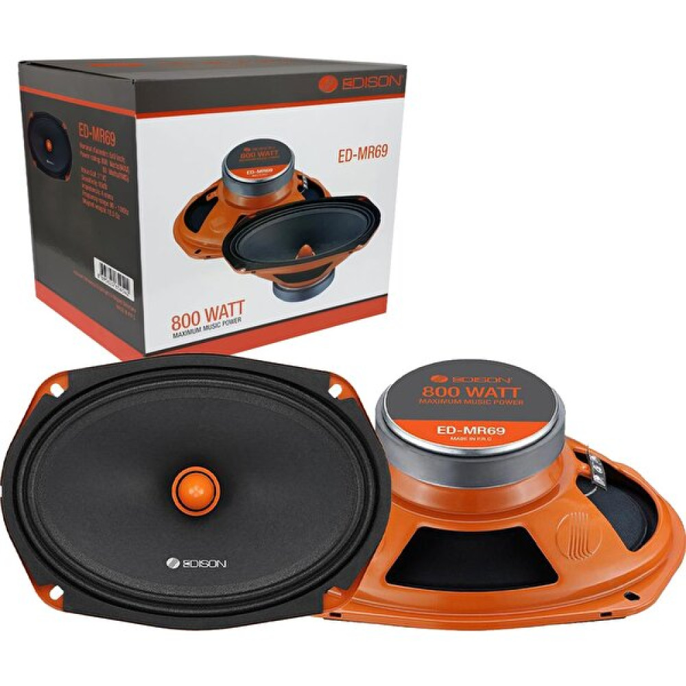 Edison Oto Mıdrange Oval 6x9 800W 80W Rms 2 Adet Edıson ED-MR69 Oto Hoparlörleri & SubWoofer Fiyatı