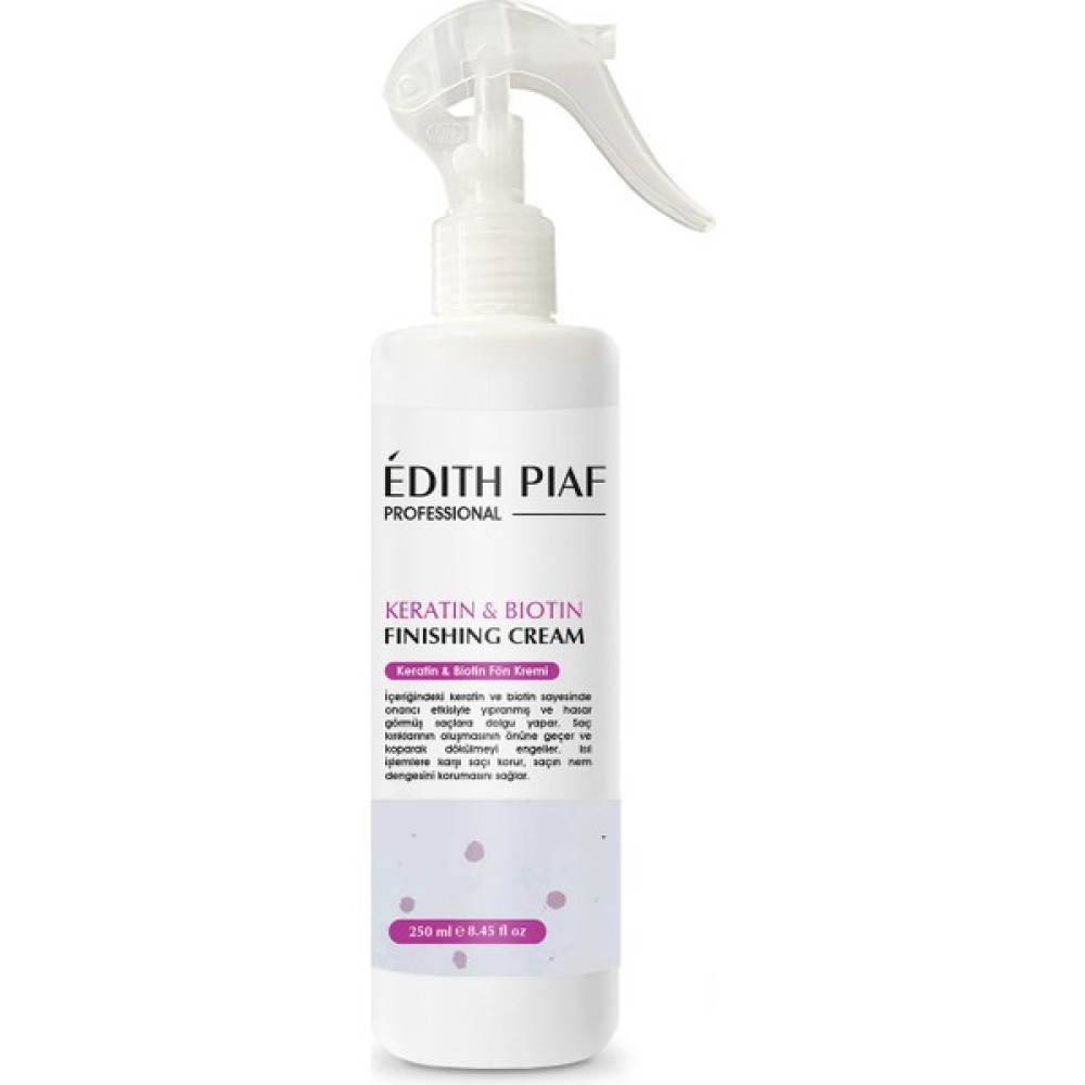 Edith Piaf Isı Koruyucu Onarıcı Keratin & Biotin Fön Kremi 250 ml Saç Şekillendirici Sprey Fiyatı