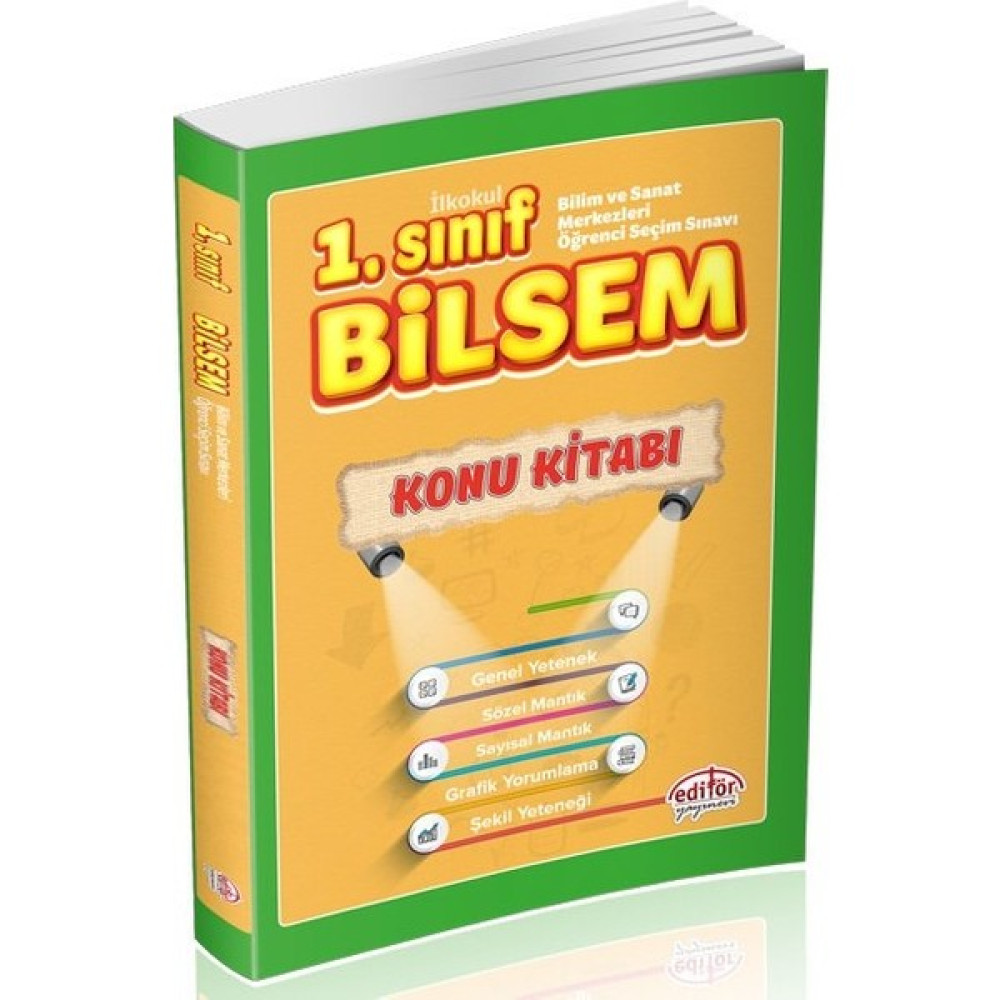Editör Yayınları 1. Sınıf BİLSEM Hazırlık Konu Kitabı Tüm Dersler Fiyatı