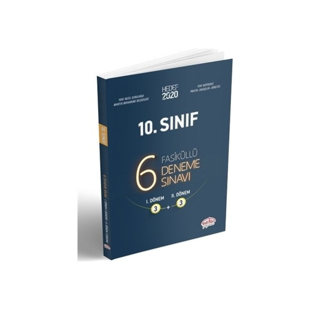 Editör Yayınları 10. Sınıf 6 Fasiküllü Deneme Sınavı 2023 Tüm Dersler Fiyatı