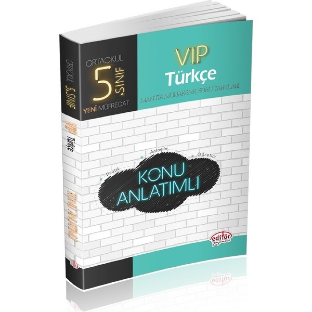 Editör Yayınları 5. Sınıf VIP Türkçe Konu Anlatımlı Türkçe Fiyatı