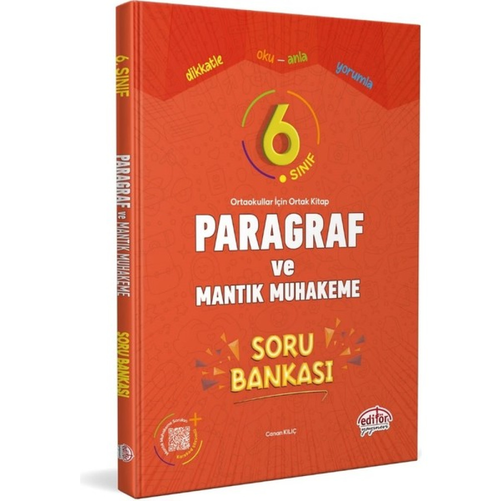 Editör Yayınları 6. Sınıf Paragraf ve Mantık Muhakeme Soru Bankası Türkçe Fiyatı