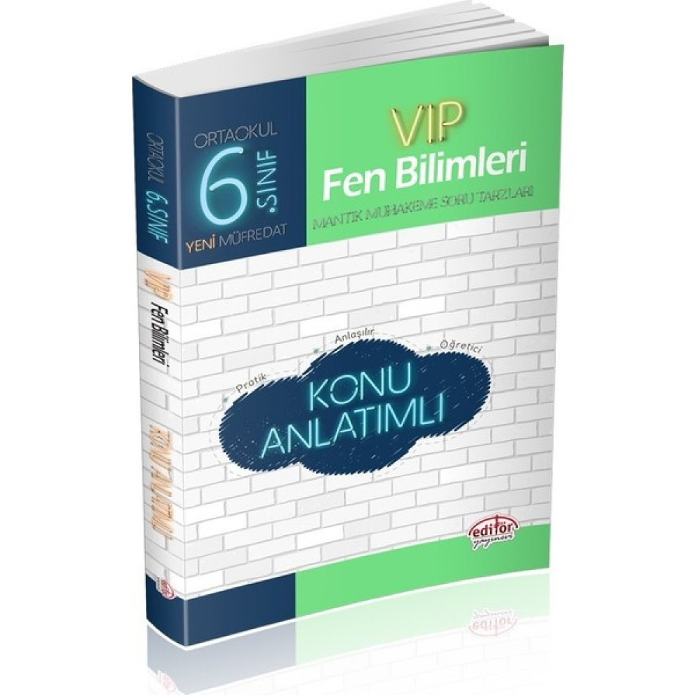 Editör Yayınları 6. Sınıf VIP Fen Bilimleri Konu Anlatımlı Fen - Bilişim ve Teknoloji Fiyatı