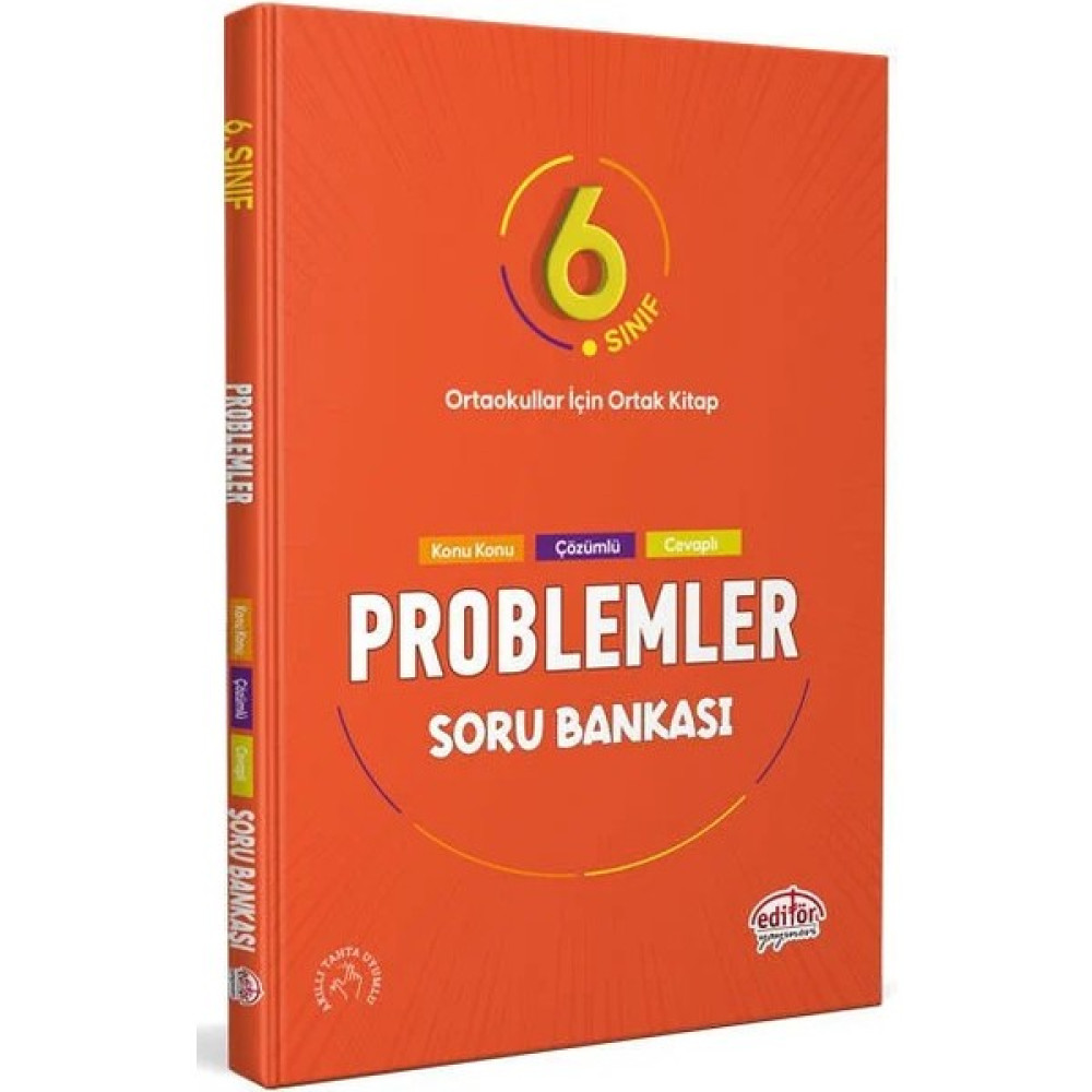 Editör Yayınları 6.sınıf Paragraf Soru Bankası + 3 Adet Kurumsal Deneme Sınavı Kaynak Kitapları Fiyatı