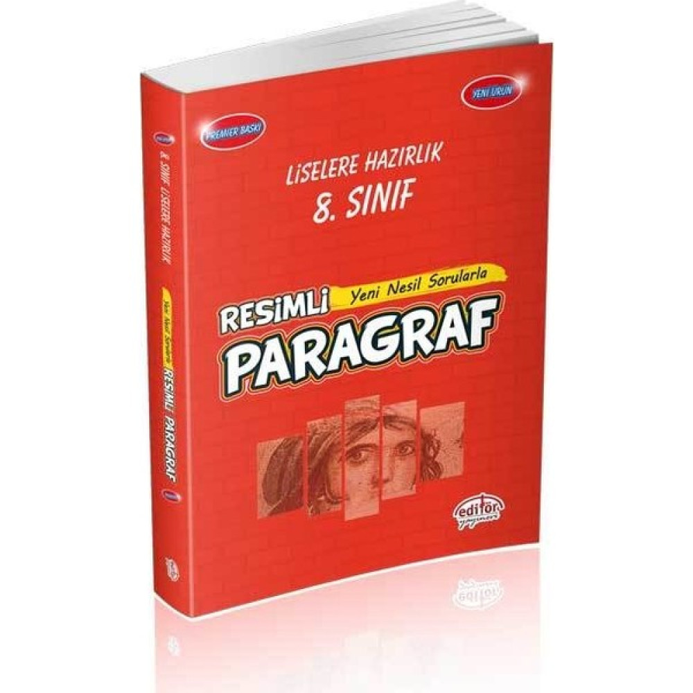 Editör Yayınları 8. Sınıf Resimli Yeni Nesil Sorularla Paragraf Premier Baskı Türkçe Fiyatı