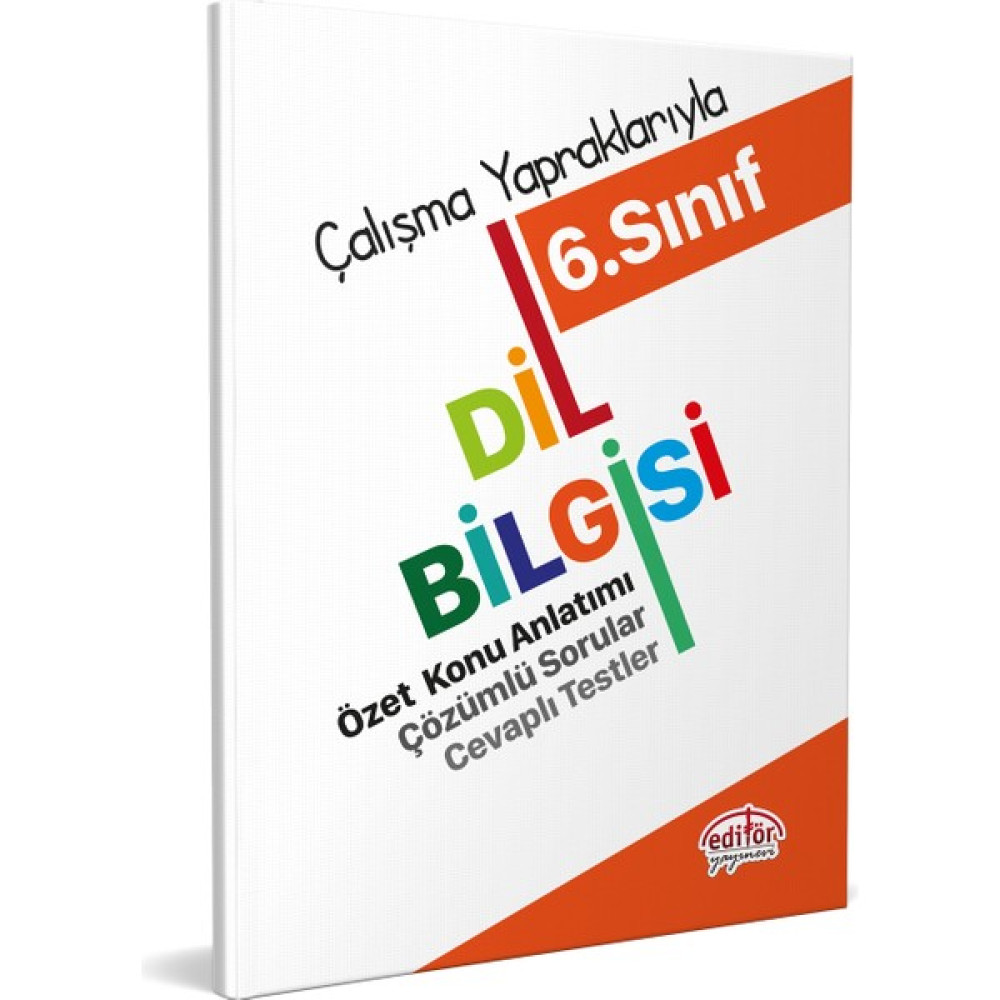 Editör Yayınları Çalışma Yapraklarıyla 6. Sınıf Dil Bilgisi Eğitim Setleri Fiyatı