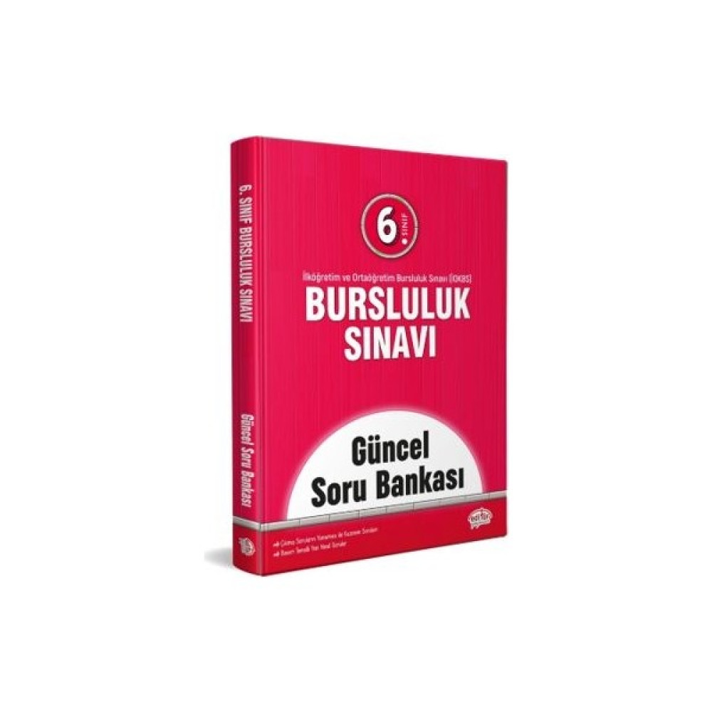 Editör Yayınları Editör Yayınevi 6. Sınıf Bursluluk Sınavı Güncel Soru Bankası Tüm Dersler Fiyatı