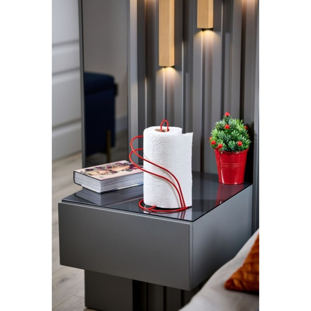 Edora Home Kırmızı Kuğu Kağıt Rulo Havluluk, Dik Dekoratif Havlu Peçetelik - Metal Paslanmaz Havluluk Fiyatı