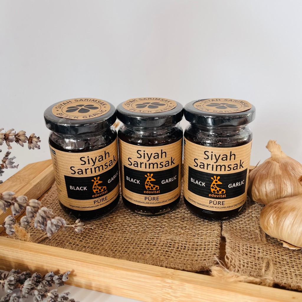 Edovital Siyah Sarımsak Püre 300 gr 3'lü Sos Fiyatı