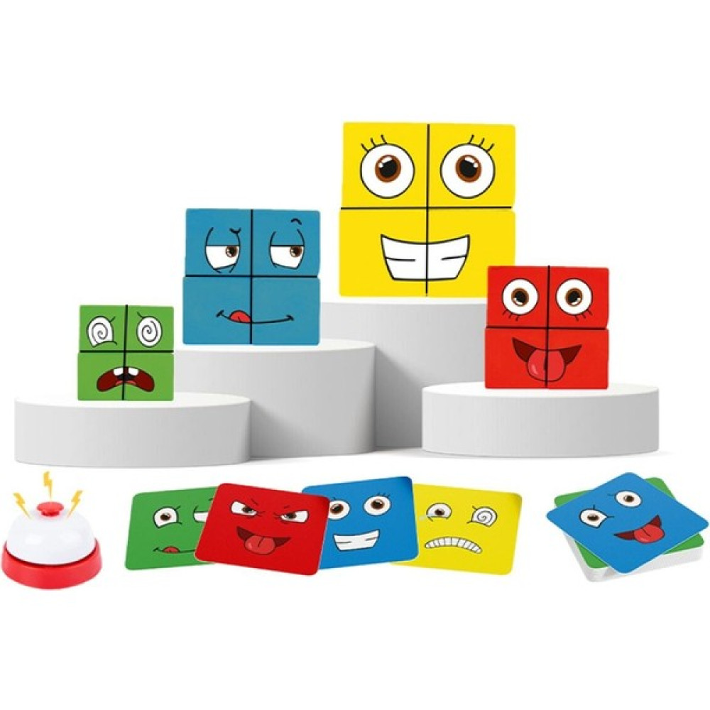 Edoy Rubik Emoji Bulmaca Hızlı Düşünme, Zihinsel ve Görsel Becerisini Geliştirecek Eğlenceli Kutu Oyunu Eğitici Oyuncak Fiyatı