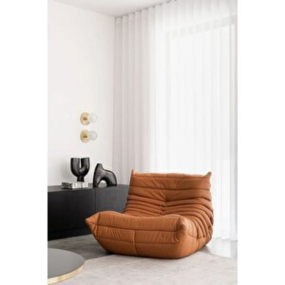 Edsy Home Edsy Puffer Relax Kiremit Renk Nubuk Kumaş Berjer Tekli Koltuk & Berjer Fiyatı