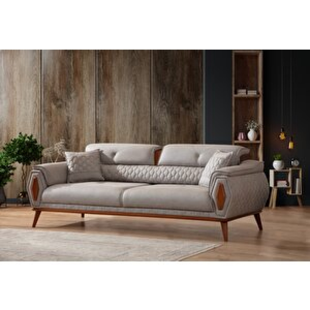 Edsy Home Elize 3'lü Koltuk Bej Koltuk Takımı / Seti Fiyatı