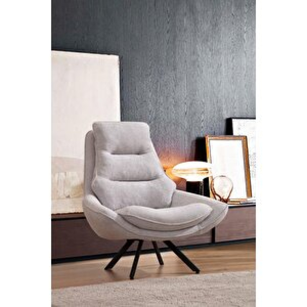 Edsy Home Loris Berjer Tekli Koluk Gri Tekli Koltuk & Berjer Fiyatı