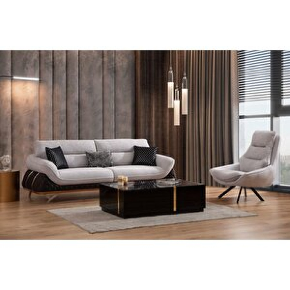 Edsy Home Loris Koltuk Takımı 3+1 Gri Koltuk Takımı / Seti Fiyatı