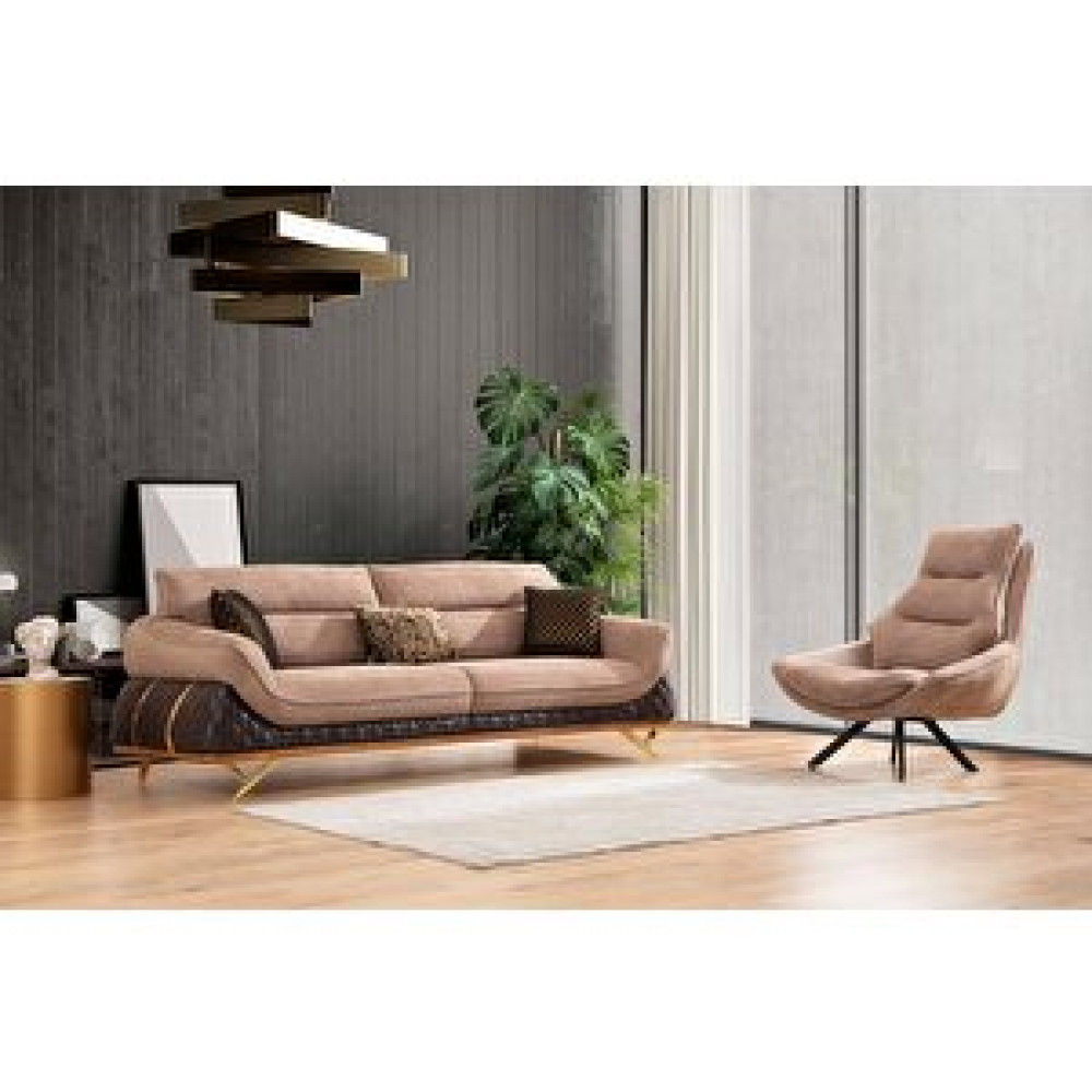 Edsy Home Loris Koltuk Takımı 3+1 Kahve Koltuk Takımı / Seti Fiyatı