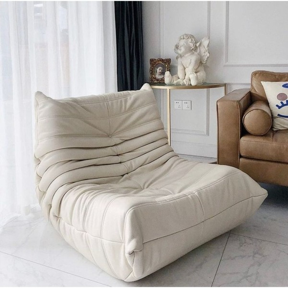 Edsy Home Puffer Relax Bej Berjer Tekli Koltuk & Berjer Fiyatı