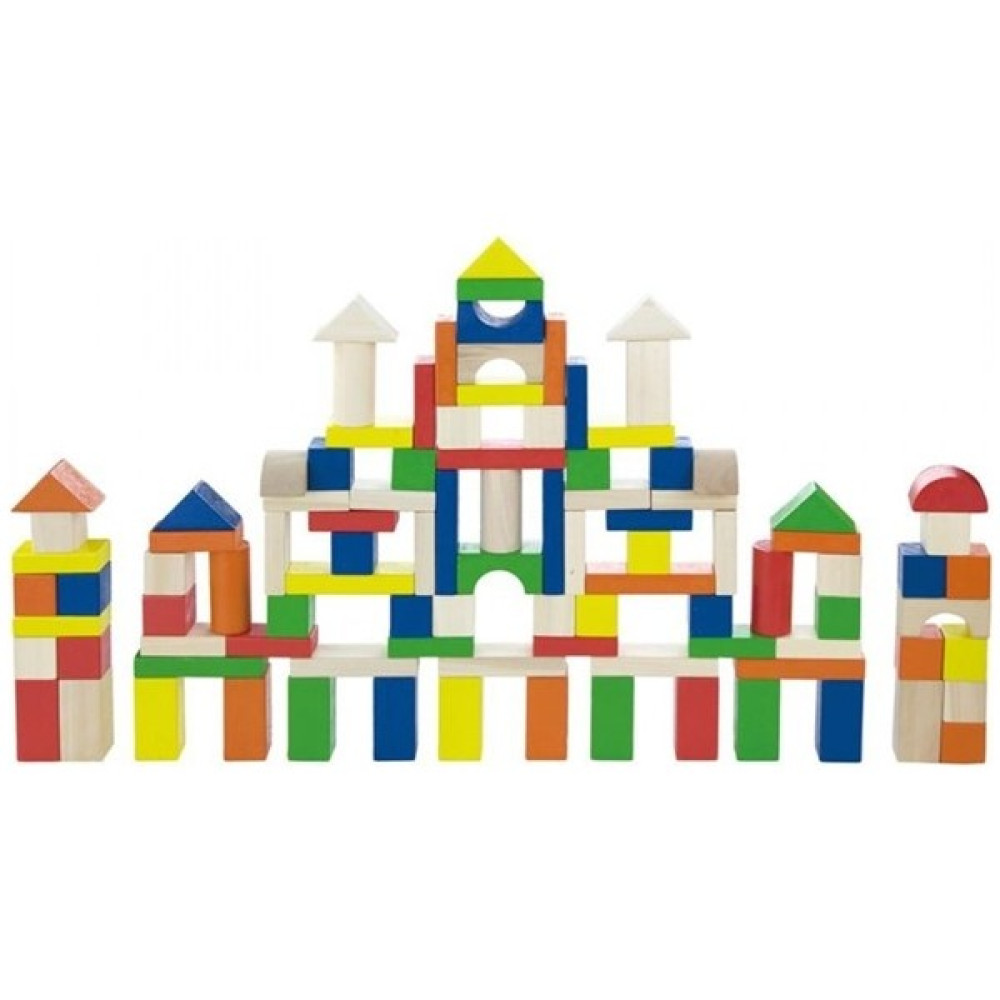 Edu Toys Vigatoys Renkli Ahşap BLOK-100 Parça Bebek Oyuncakları Fiyatı