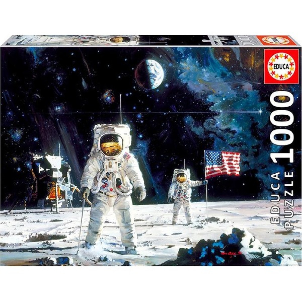 Educa First Man On The Moon 1000 Parça Puzzle NO.18459 Puzzle & Aksesuarları Fiyatı