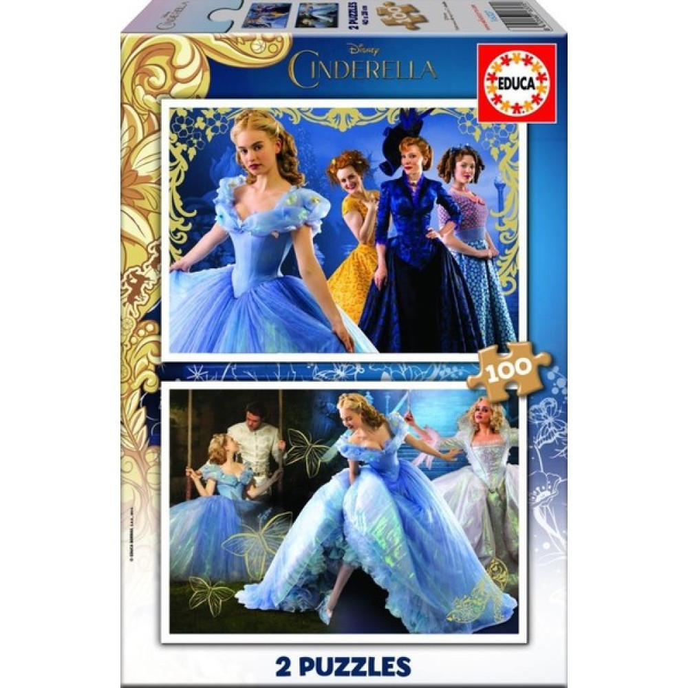 Educa Puzzle 2X100 Cinderella Yapboz Puzzle Oto Boyaları Fiyatı
