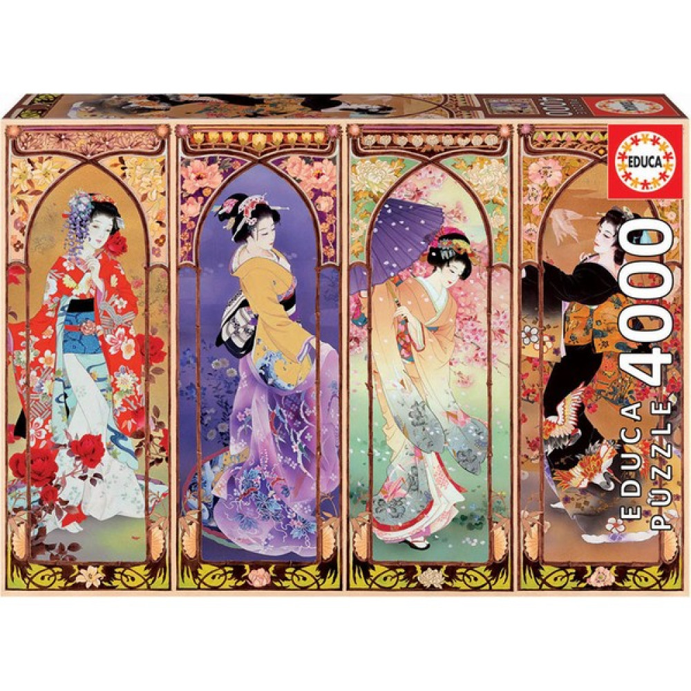 Educa Puzzle 4000 Parça Japon Geyşa Kolaj 19055 Puzzle & Aksesuarları Fiyatı