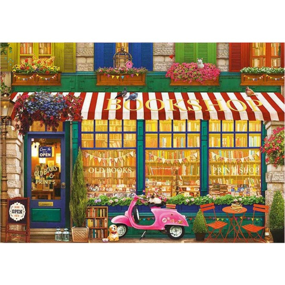Educa Puzzle 4000 Parça Nostaljik Kitap Dükkanı 18582 Puzzle & Aksesuarları Fiyatı