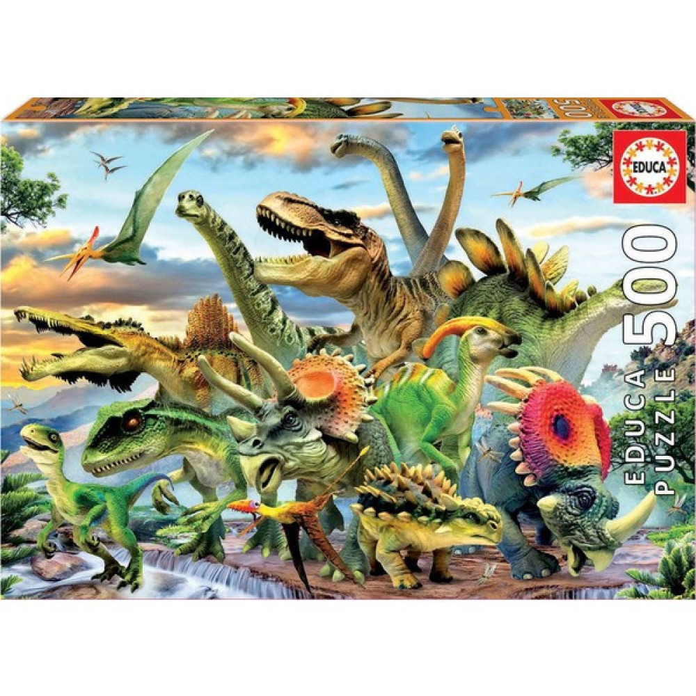 Educa Puzzle 500 Parça Dinozor 17961 Oto Boyaları Fiyatı