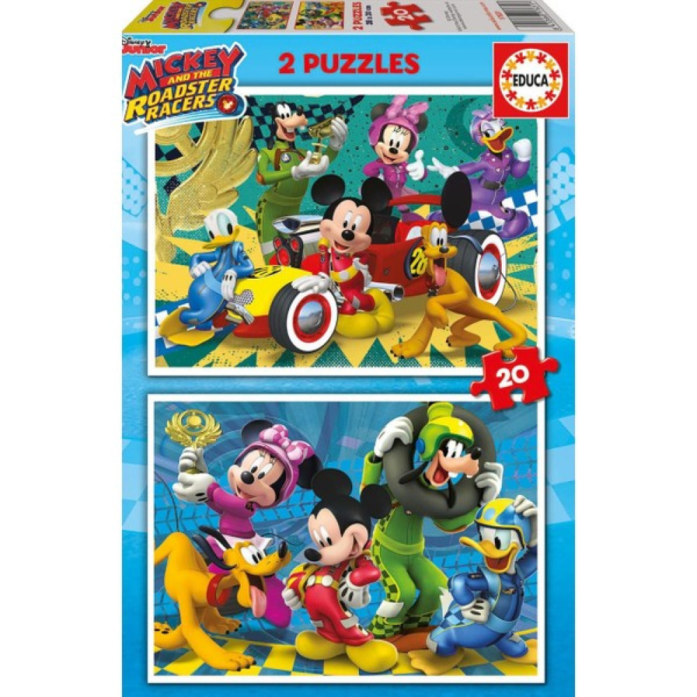Educa Puzzle Mickey Roadster Racers 2 X 20 Parça Oto Boyaları Fiyatı