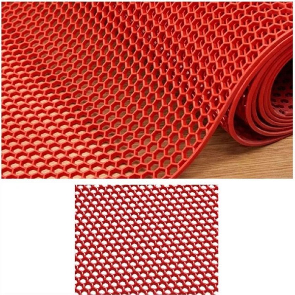 Edükkanım Edukkanim Kaydırmaz Pvc Paspas Z Mat Bal Petek Iç - Dış Tüm Islak Zemin Kırmızı 90CM - 60 x 90 cm Paspas Fiyatı