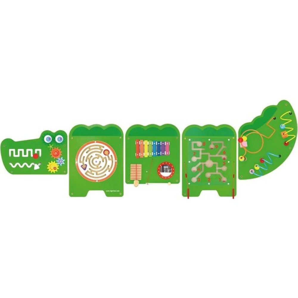 Edutoys Eğlenceli Timsah Ahşap Duvar Oyunu - Renkli Eğitici Oyuncak Fiyatı