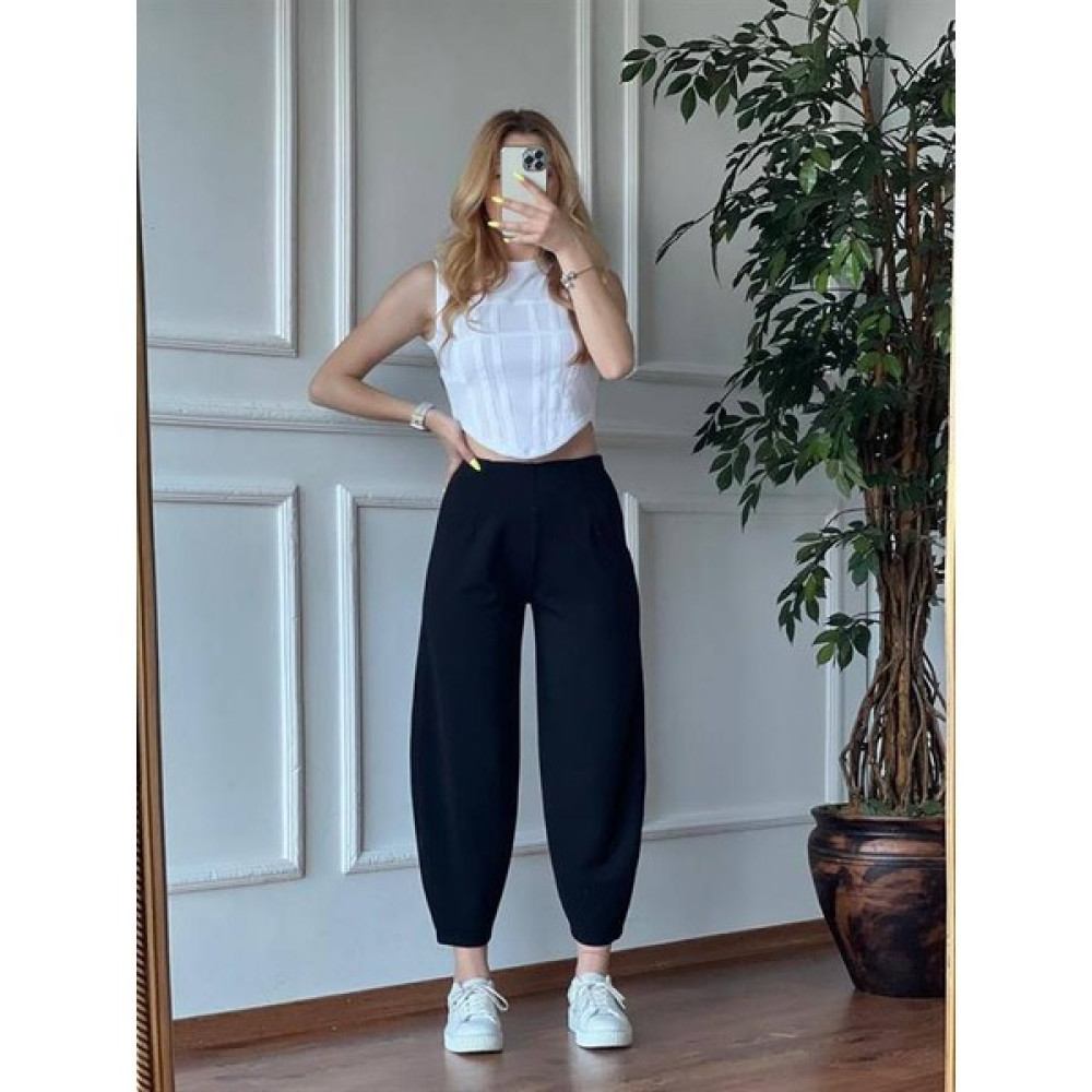 EDZ Kadın Balon Pantolon Full Likralı Beli Lastikli Kadın Pantolon Fiyatı