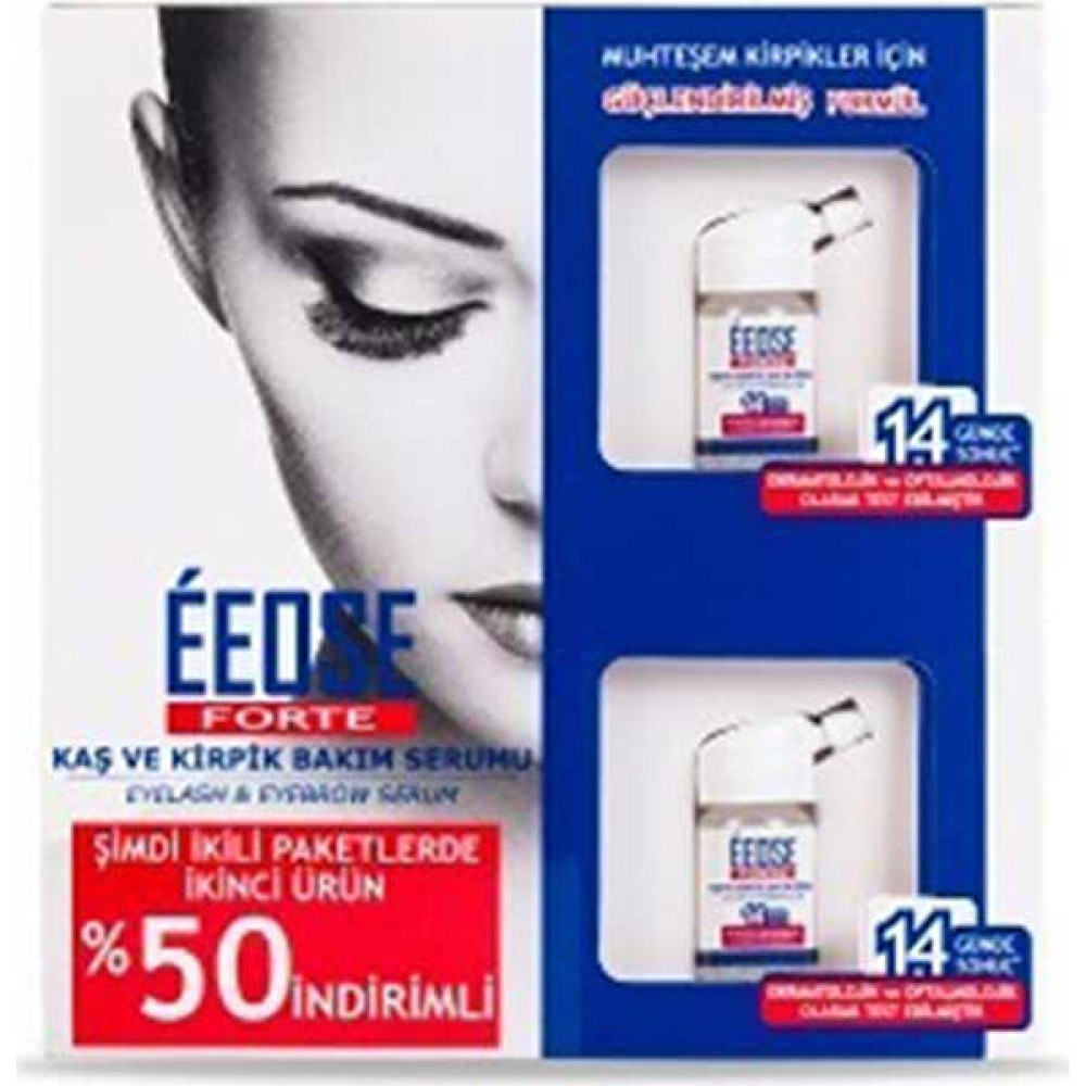 Eeose Forte Kirpik Uzatıcı Serum 2'Li Fırsat Paketi Cilt ve Yüz Bakımı Fiyatı