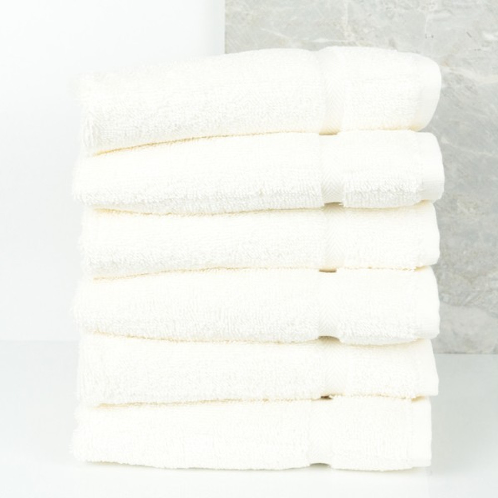 Efabrika Leora %100 Pamuklu 6'lı 30X30 Cm El Yüz Havlu Seti - Krem - 30 x 30 cm El / Yüz Havlusu Fiyatı