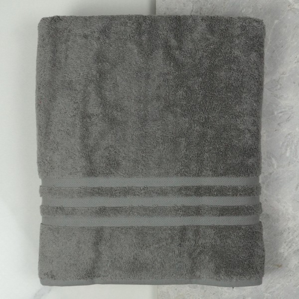 Efabrika Leora %100 Pamuklu 70X140 Banyo Havlusu - K.Gri - 70 x 140 cm - Koyu Gri Banyo Havlusu Fiyatı