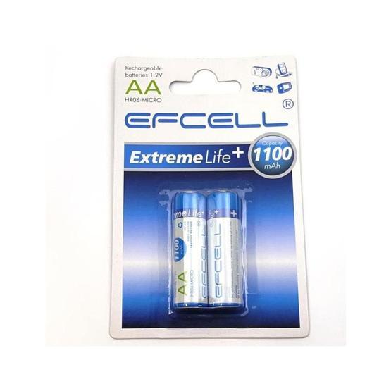 Efcell 1100 mAh 2'li Şarjlı Kalem Pil Normal & Şarj Edilebilir Piller Fiyatı