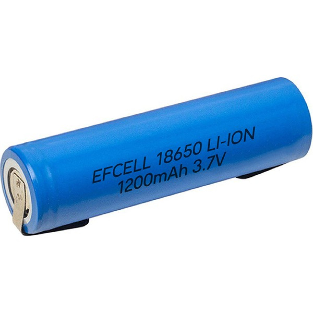 Efcell 18650 3.7 Volt 1200 Mah Lithıum Lıon Puntalıpil- (Başlıksız Puntalı) Mavi (4353) Diğer Fiyatı