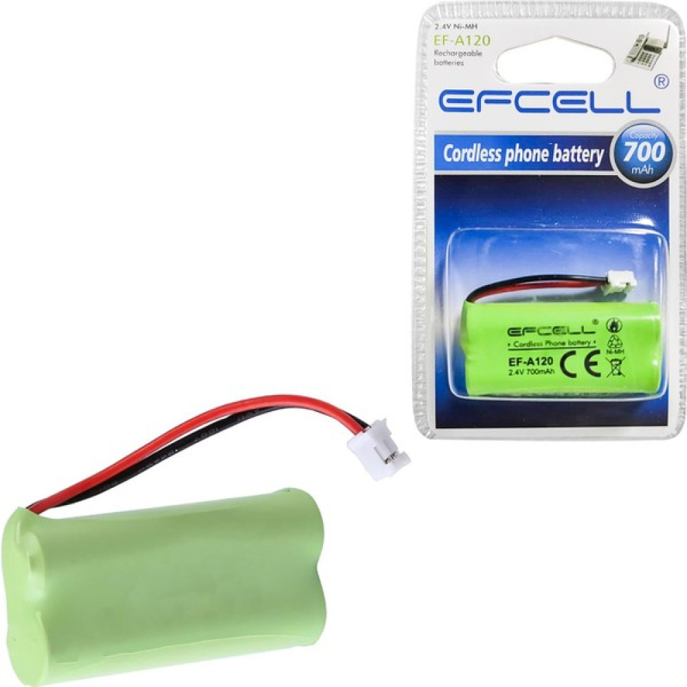 Efcell Telsiz Telefon Pili 2.4V 700MAH Ni-Mh Efcell EF-A120 Normal & Şarj Edilebilir Piller Fiyatı