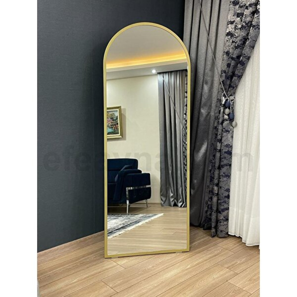 Efe Ayna Dekorasyon Ayaklı Boy Aynası-Gold ÇERÇEVELİ-180X70CM - Gold Ayna Fiyatı