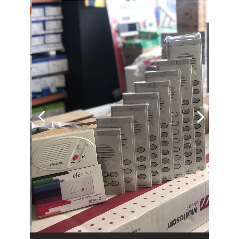 Efe Electric Efe 1 Daire Konuşmalı Set ( 1 Adet Zil Butonu 1 Adet Diafon 1 Adet Santral Diğer Fiyatı