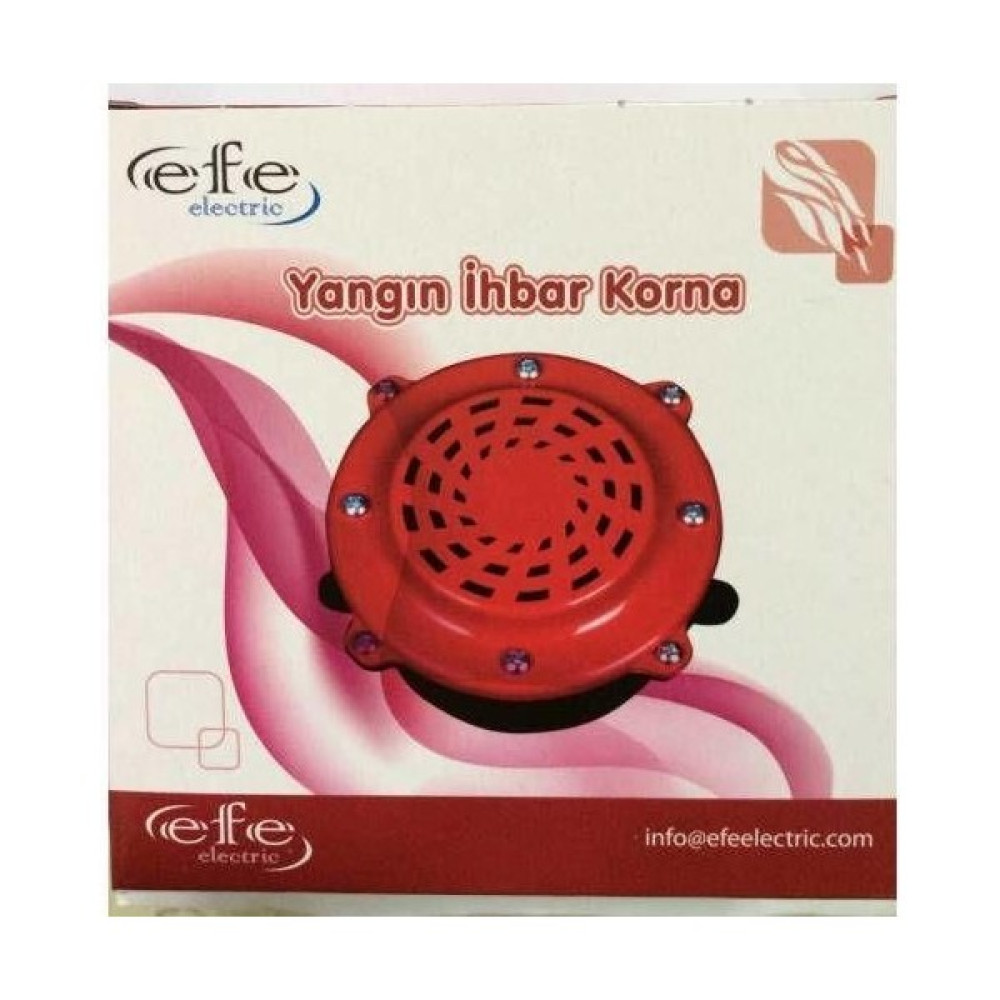 Efe Electric Yangın Ihbar Kornası 220V Güvenlik Sistemi Setleri Fiyatı