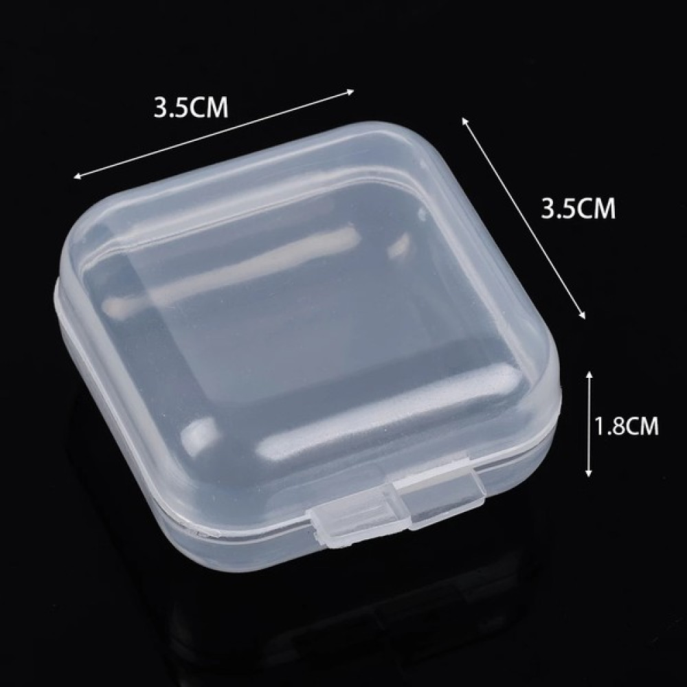 Efe Toys 5 Adet Mini Şeffaf Plastik Saklama Kabı Şeffaf Kare Kutu Küpe Takı Ilaç Mücevher Kutusu Eşya Saklama Kutusu Fiyatı