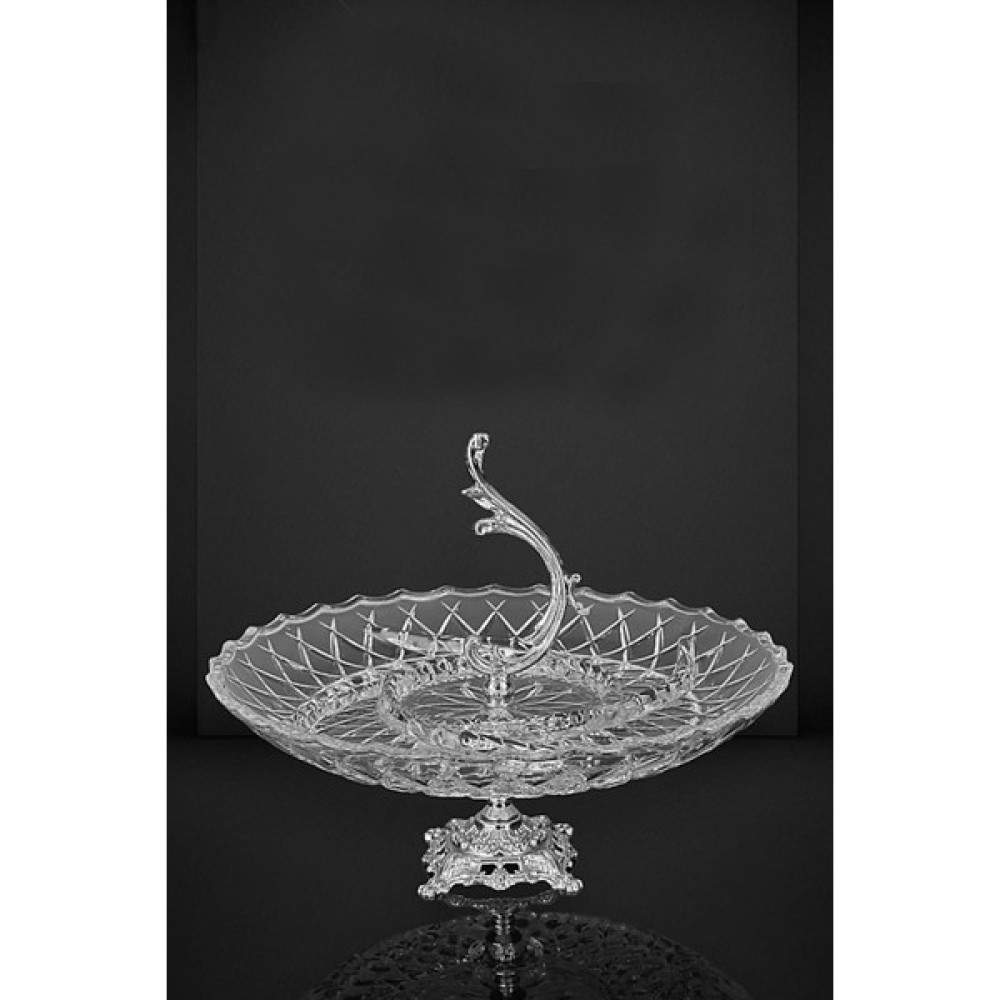 Efegil Hanedan Gümüş Oval 5 Bölmeli Tutamaçlı Ayaklı Sunumluk 29X13 cm Mutfak Gereçleri Fiyatı