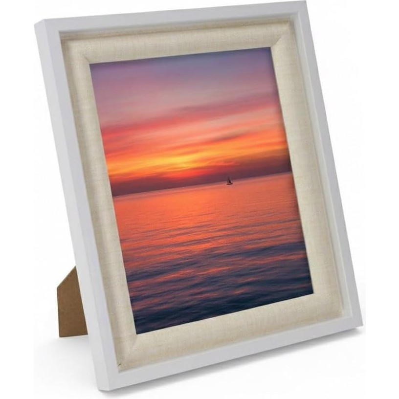 Efemark Premium Serisi 20 * 25 cm Ahşap Resim Çerçevesi Beyaz-Bej - Çok Renkli - 20x25 CM Diğer Fiyatı