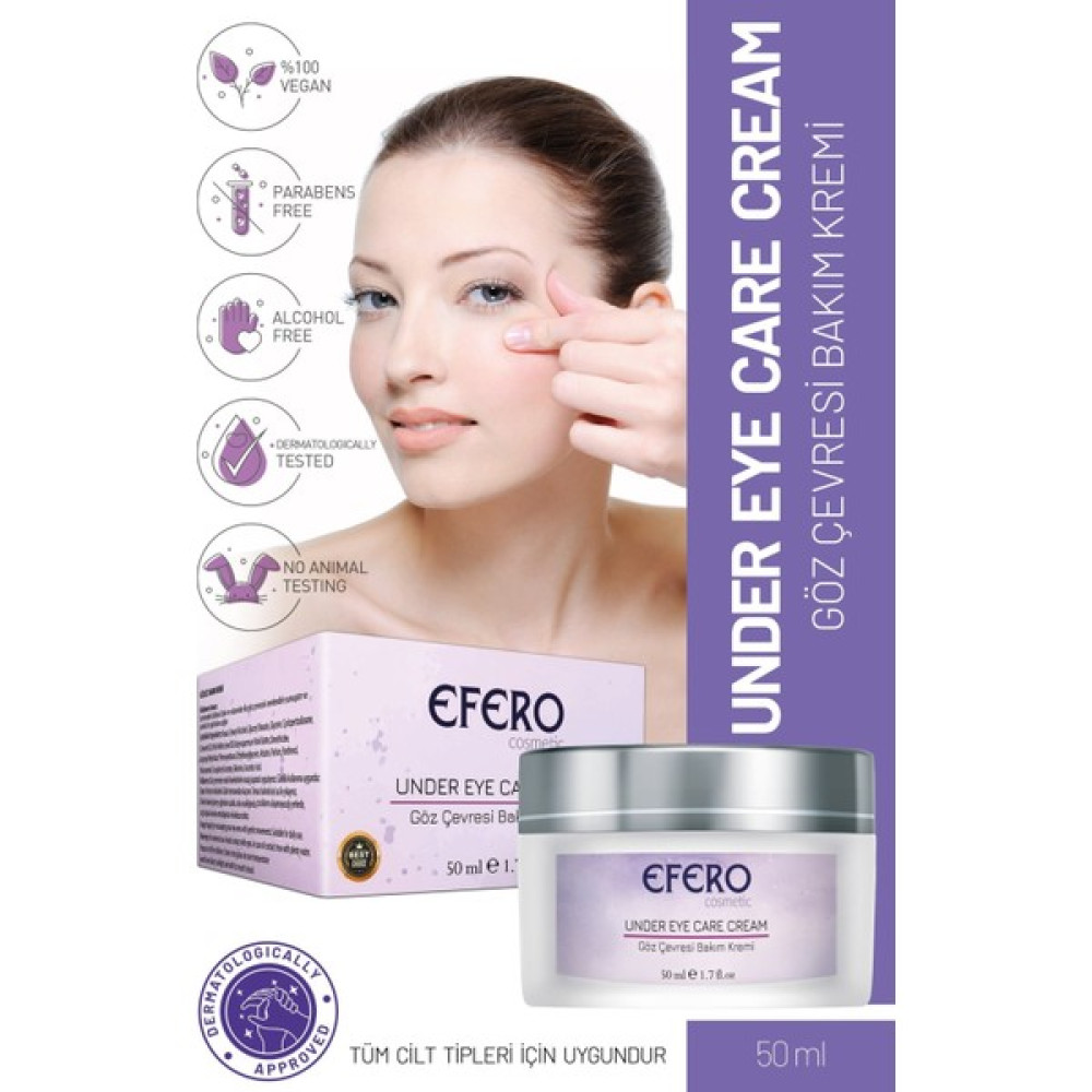 Efero Göz Altı Torbalanma Morluk Karşıtı Besleyici Bakım Kremi - Under Eye Care Cream Göz Kremi Fiyatı