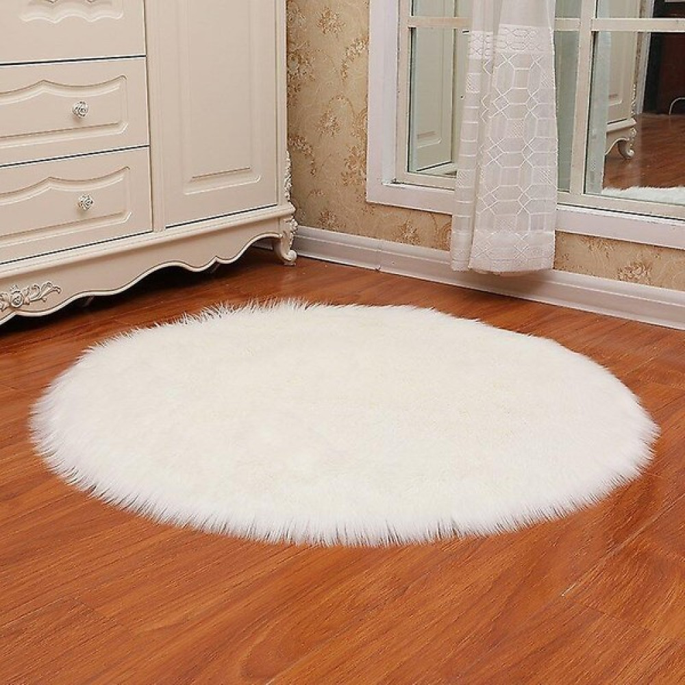 Effe Home Kaymaz Tabanlı Kalp Figürlü Beyaz Post Halı Kp - 100 x 100 cm Salon Halısı Fiyatı
