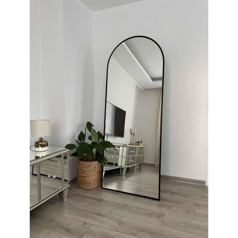 Effe Yapı Dekor Siyah Metal Çerçeveli 180X70 cm Ayaklı Boy Aynası Ayna Fiyatı