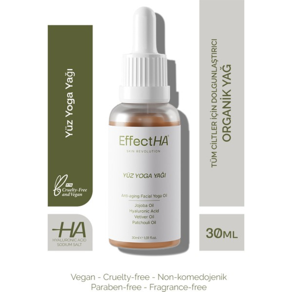EffectHa Tüm Ciltler İçin Dolgunlaştırıcı Organik Yüz Yoga Yağı 30ml Oto Boyaları Fiyatı